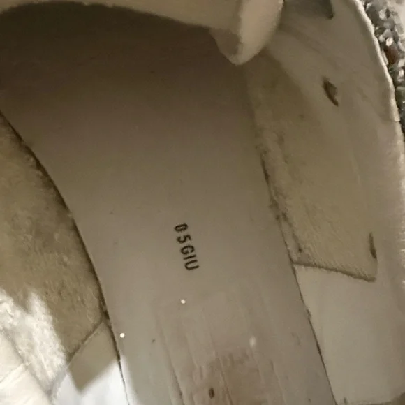 Golden Goose Silver Glitter Sneakers - Picture 9 of 10